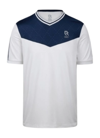Tennisshirt Robey Kick V-Neck T-Shirt Herren Racket White