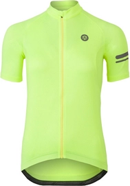 Fietsshirt Agu Women Core Jersey SS Essential Hivis Neon Yellow