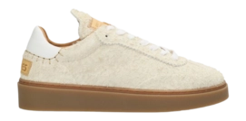 Baskets Shabbies Amsterdam Women Bossa Oxfort Hairy Suede Off White