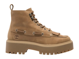 Boots Timberland Women Stone Street Mid Lace Wheat Full Grain