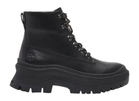 Stiefel Timberland Roxie Lane Mid Lace Damen Black Full Grain