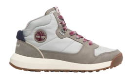 Baskets Timberland Femme Retro Swift High Top Light Grey Woven
