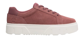 Sneaker Timberland Laurel Court Low Lace Damen Medium Red Suede