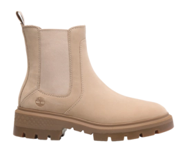 Bottes Timberland Femme Cortina Valley Mid Chelsea Light Beige Nubuck
