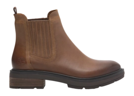 Bottines Timberland Femme Brimfield Mid Chelsea Medium Brown Full Grain