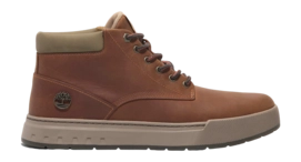 Timberland Men Maple Grove Mid Lace Medium Orange Full Grain
