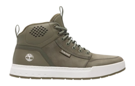 Baskets Timberland Men Maple Grove Mid Lace Dark Green Nubuck