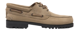 Timberland Men Authentic Boat Shoe Medium Beige Nubuck