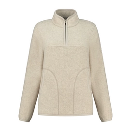 Trui Blue Loop Women MackinaHalf Zip Sweater Beige