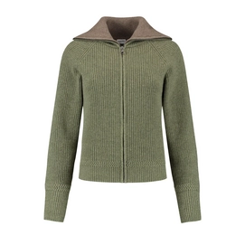 Vest Blue Loop Women Essential Nautic Cardigan Mid Green