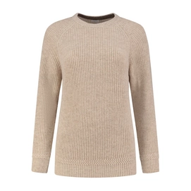 Trui Blue Loop Women Essential Crewe Sweater X Light Beige