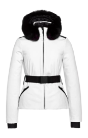 Veste de Ski Goldbergh Women Hida Faux Border White 2024