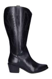 Bottes Femme JJ Footwear Cergy Noir Taille de Mollet XL