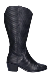 Women's boot JJ Footwear Ely Black Calf size XXL