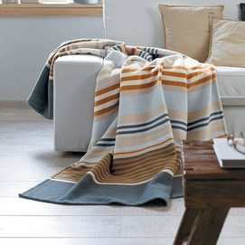 Deken Ibena Solare Cotton Pure Streepjes