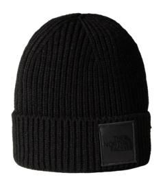 Muts The North Face Unisex TNF Logo Box Cuffed Beanie Regular Regular TNF Black / 40 Years Moun