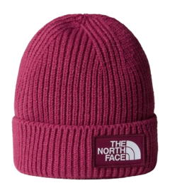 Muts The North Face Unisex TNF Logo Box Cuffed Beanie Regular Regular Cyber Berry / Boysenberry