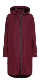 Regenjas Ilse Jacobsen Women RAIN128 Maroon Banner