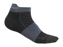Hardloopsok Icebreaker Women Merino Run+ Ultralight Micro Black/Graphite