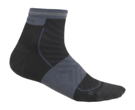Laufsocken Icebreaker Merino Run+ Ultralight Mini Damen Black/Graphite