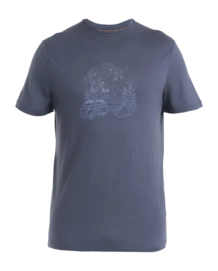 T-Shirt Icebreaker Men Merino 150 Tech Lite III SS Van Camp Graphite 24