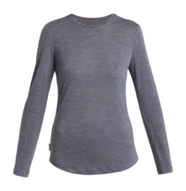 T-Shirt Icebreaker Femme Merino 125 Cool-Lite Sphere III LS Midnight Navy Heather