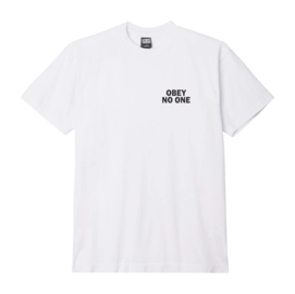 T-Shirt Obey Men Obey No One White