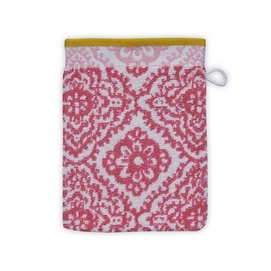 Washandje Pip Studio Jacquard Check Donker Roze (Set van 4)