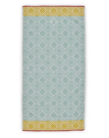 Badlaken Pip Studio Jacquard Check Licht Blauw (70 x 140 cm)