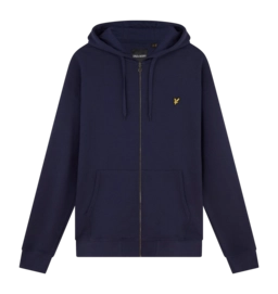 Hoodie Lyle & Scott Men Zip Through Navy '24