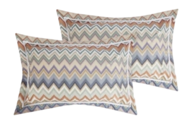 Kissenbezüge Missoni Andres Black Multicolor Baumwolle (Set von 2)