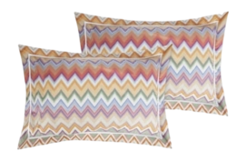 Kussensloop Missoni Andres Orange Multicolor Katoen (Set van 2)