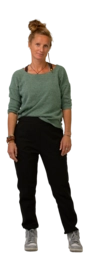 Broek Ducksday Women Black