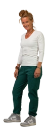 Broek Ducksday Women Dark Green