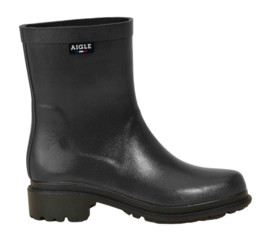 Bottes de Pluie Aigle Femme Fulfeel Mid Nl Black