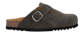 Clog Scholl Fae New Suede Sa Damen Dark Grey