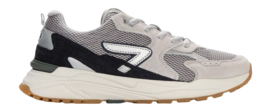 Baskets HUB Homme Grid S48 Cement Silver Navy Ivory Light Gum