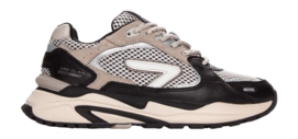 Baskets HUB Femme Slam M34 Black Off White Light Beige Black