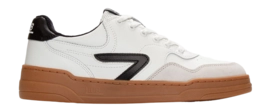 Baskets HUB Homme Court L68 White Black Dark Gum