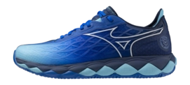 Tennis Shoe Mizuno Men Wave Enforce Court CC Mugen Blue White River Blue