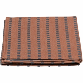 Tagesdecke David Fussenegger Deco Squares In Line Brown