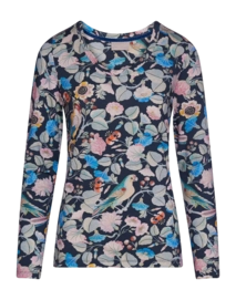Pyjamashirt Essenza Women Luyza Aleste Slate Grey
