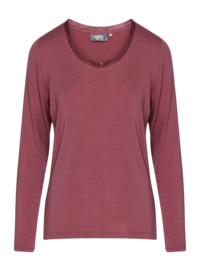 Pyjamashirt Essenza Women Luyza Uni Mauve
