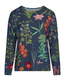 Pyjamashirt Essenza Women Denna Marigold Slate Grey