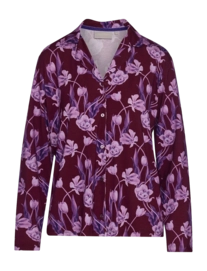 Pyjamashirt Essenza Women Elodie Maxime Burgundy