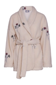 Kimono Essenza Women Iris Embroidery Vanilla
