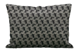 Kissenbezug Marc O'Polo Monogram Black (Satin)