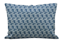 Kissenbezug Marc O'Polo Monogram Space Blue (Satin)