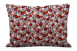 Kissenbezug Essenza & Co Mellow Millesfleurs Red (Perkal)