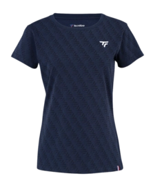 Tennis Shirt Tecnifibre Women W.Graphique Tee Marine 2024